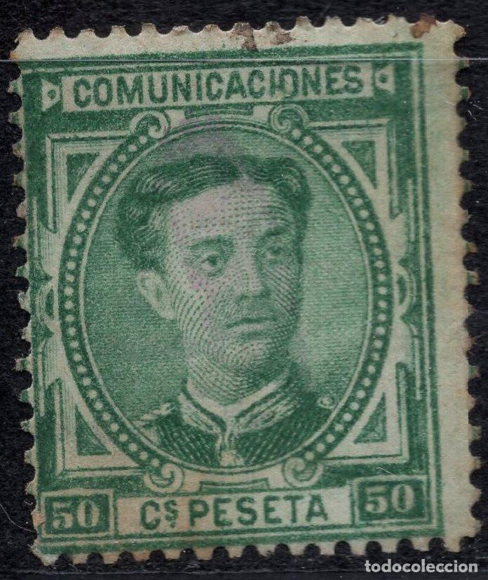 Sellos: ESPA&Ntilde;A 1876 STAMP MICHEL ES 161