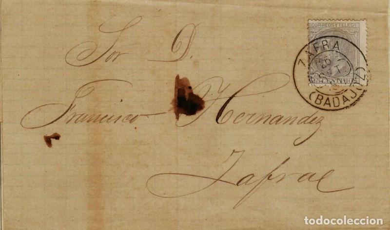 Sellos: FA0905C, FILATELIA. 1880, 26 de septiembre. Zafra