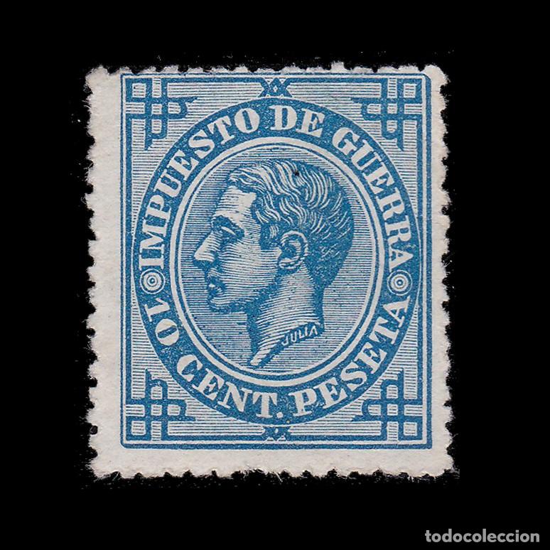 Sellos: Espa&ntilde;a. Alfonso XII.1876. 10c. Nuevo(*) Edifil.184. + OBSEQUIO