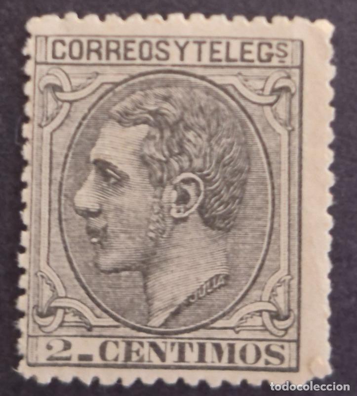 Selos: Espa&ntilde;a 1879 - Alfonso XII,2c. (Edifil 200 *)