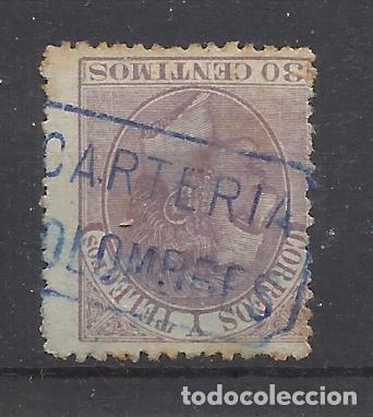 Sellos: ALFONSO XII CARTERIA colombres asturias