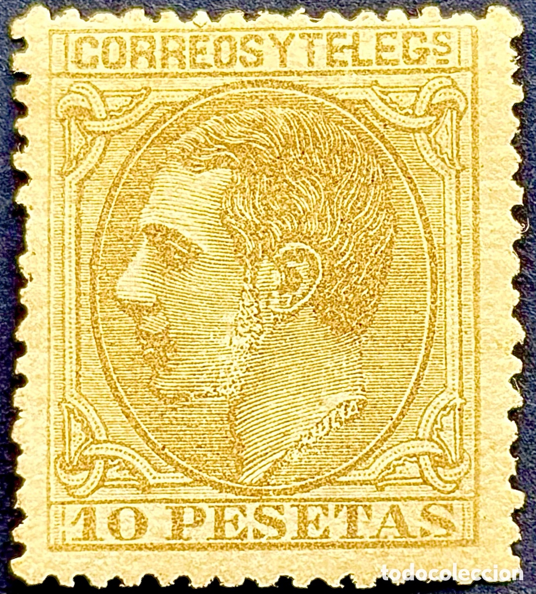Sellos: Espa&ntilde;a 1879 Alfonso XII Muy Bonito.