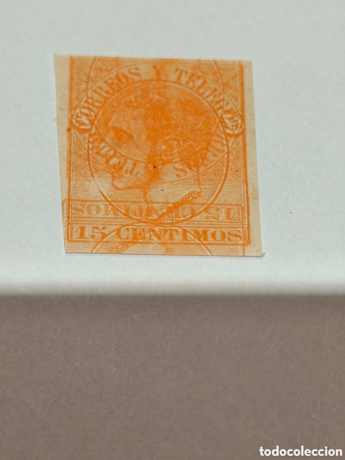 Sellos: Sello cl&aacute;sico de Espa&ntilde;a n 202 nuevo ,maculatura( doble impresi&oacute;n ) 15 cts naranja n 210 ver imagenes