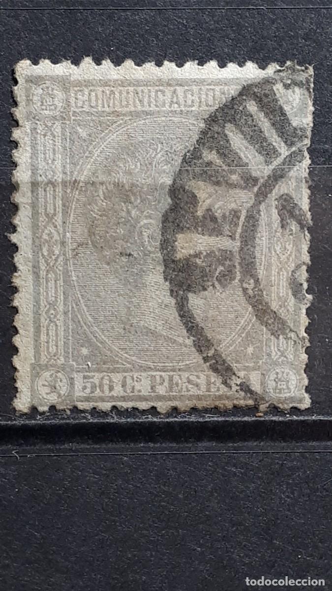 Sellos: ESPA&Ntilde;A. A&Ntilde;O 1875. &deg;. Edifil 168. Matasellos de Sevilla