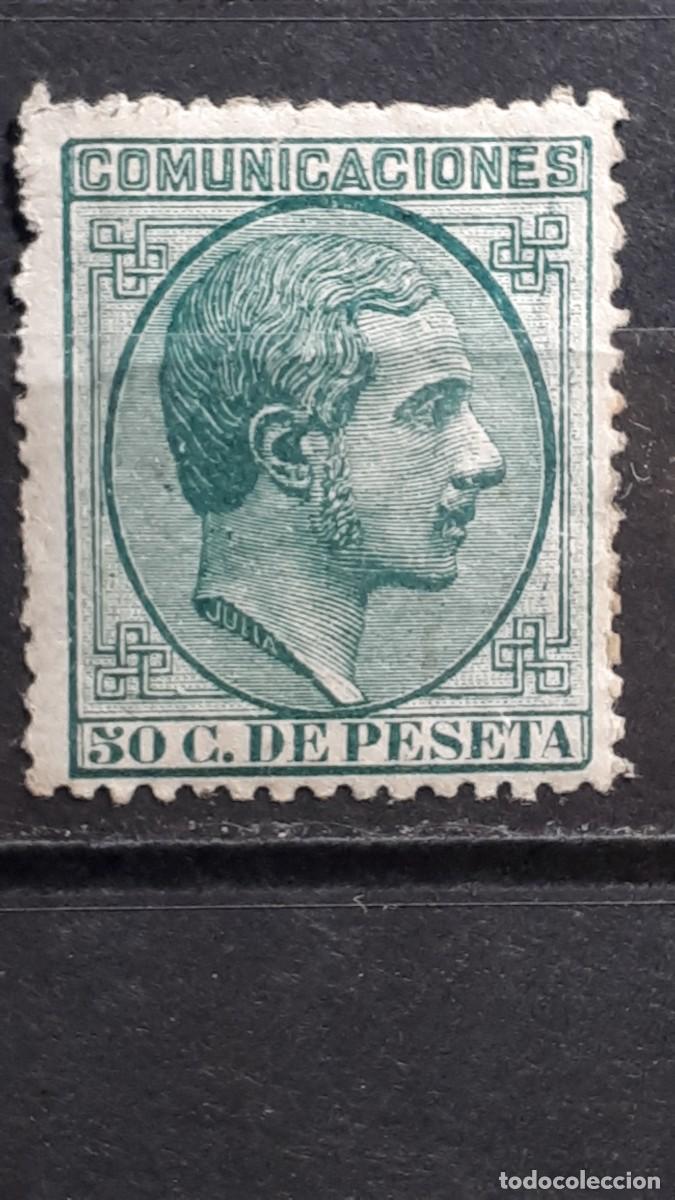 Sellos: ESPA&Ntilde;A. A&Ntilde;O 1878. *. Edifil 196