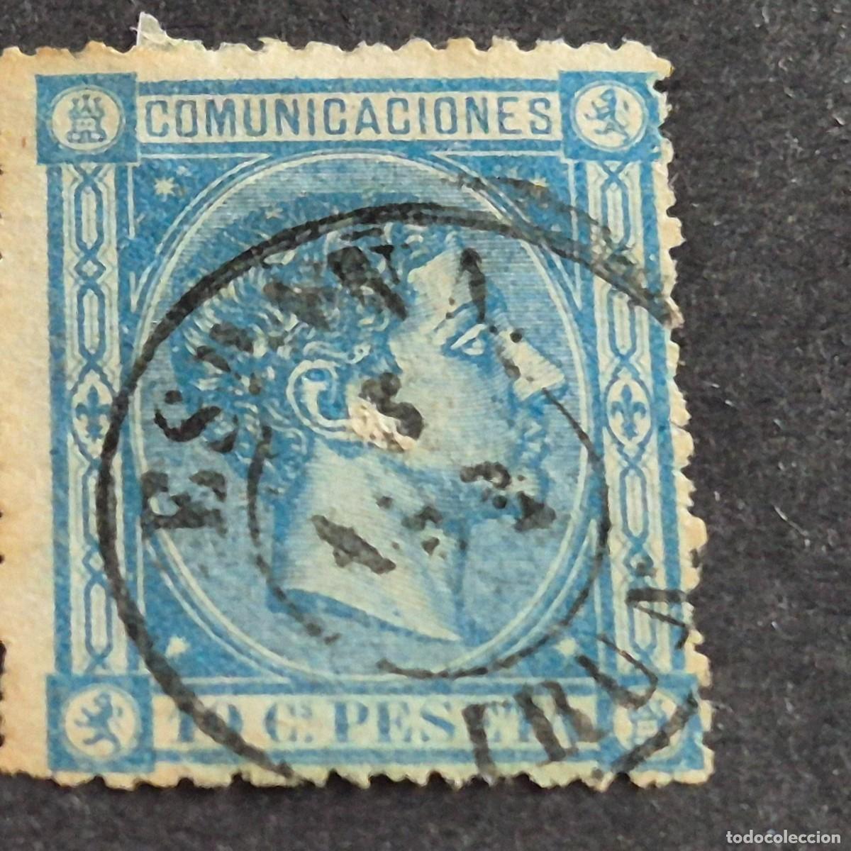 Sellos: ESPA&Ntilde;A, 1875, ALFONSO XII, EDIFIL 164, MATASELLO FECHADOR DE IR&Uacute;N, ( LOTE AR )