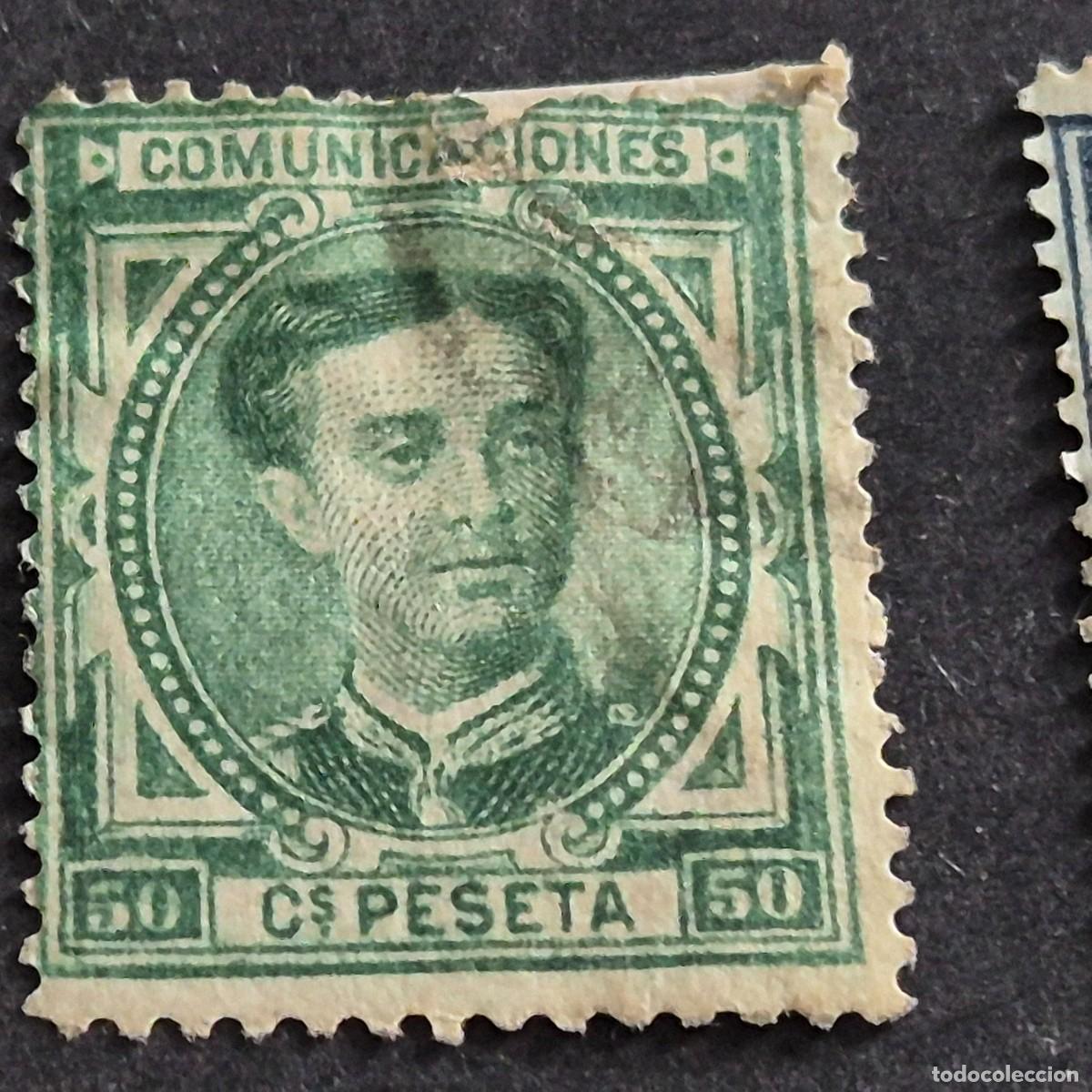 Sellos: ESPA&Ntilde;A, 1876, ALFONSO XII, EDIFIL 179, USADO, ( LOTE AR )