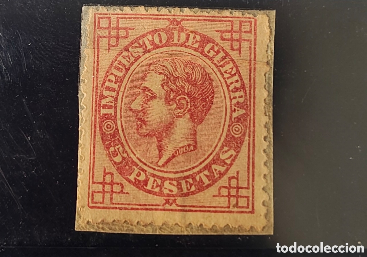 Francobolli: 1876 Edifil 187 Nuevo (*) con dictamen de autenticidad