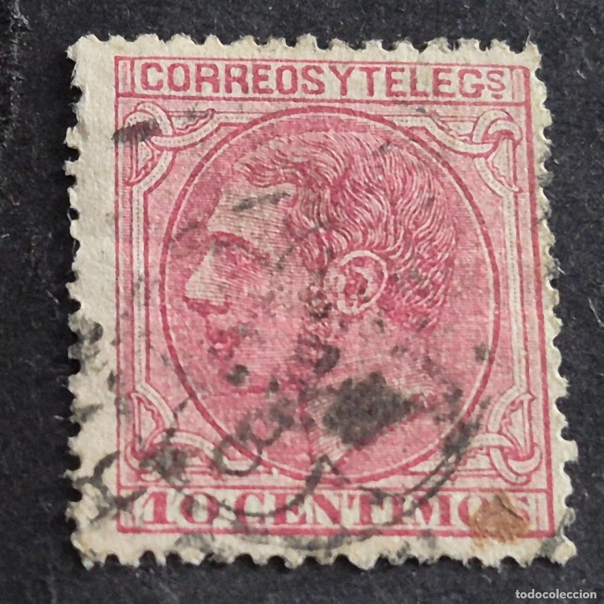 Sellos: ESPA&Ntilde;A, 1879, ALFONSO XII, EDIFIL 202, USADO, ( LOTE AR )