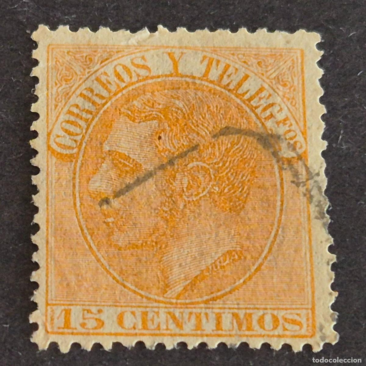 Sellos: ESPA&Ntilde;A, 1882, ALFONSO XII, EDIFIL 210, USADO, ( LOTE AR )