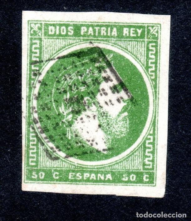 Sellos: EDIFIL 160 CARLOS VII. A&Ntilde;O 1875. CORREO CARLISTA. VALOR CAT&Aacute;LOGO: 145 &euro;. MUY RARO AS&Iacute;.