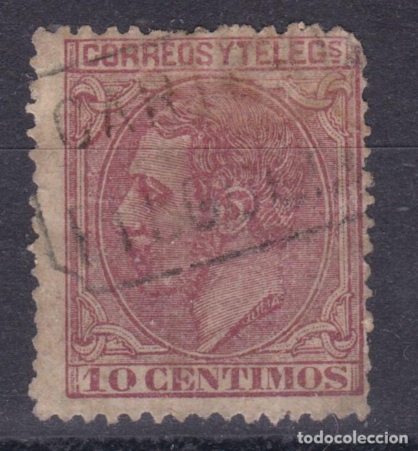 Sellos: AA14-Alfonso XII Edifil 202 Matasellos Carter&iacute;a FILGUEIRA