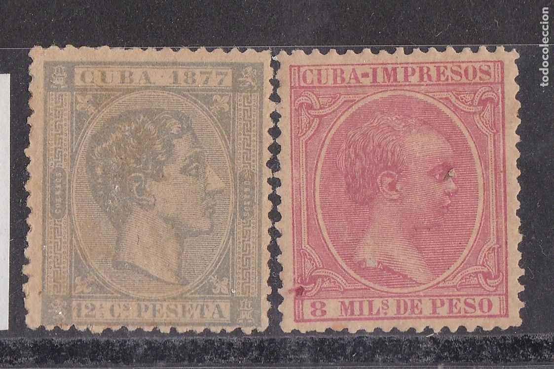 Timbres: SS10-Cl&aacute;sicos Colonias CUBA Edifil 40 y 135 Nuevos (*) Sin Goma