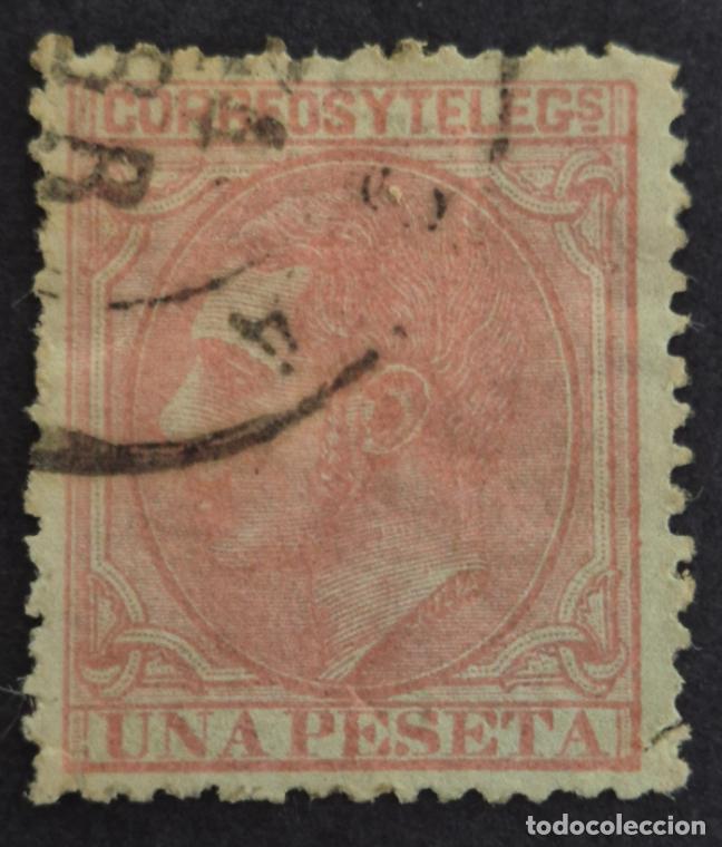 Briefmarken: Espa&ntilde;a 1879 - Alfonso XII, 1p. (Edifil 207 &ordm;)