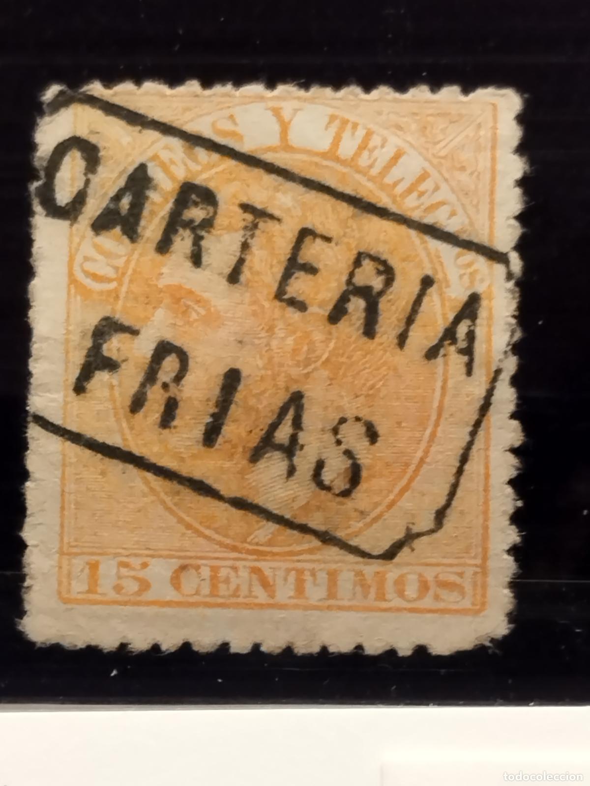 Selos: FAC ESPA&Ntilde;A. EDIFIL 210. CARTERIA DE FRIAS. BURGOS. LUJO. ESQUINA INFERIOR DERECHA DEFECTUOSA.