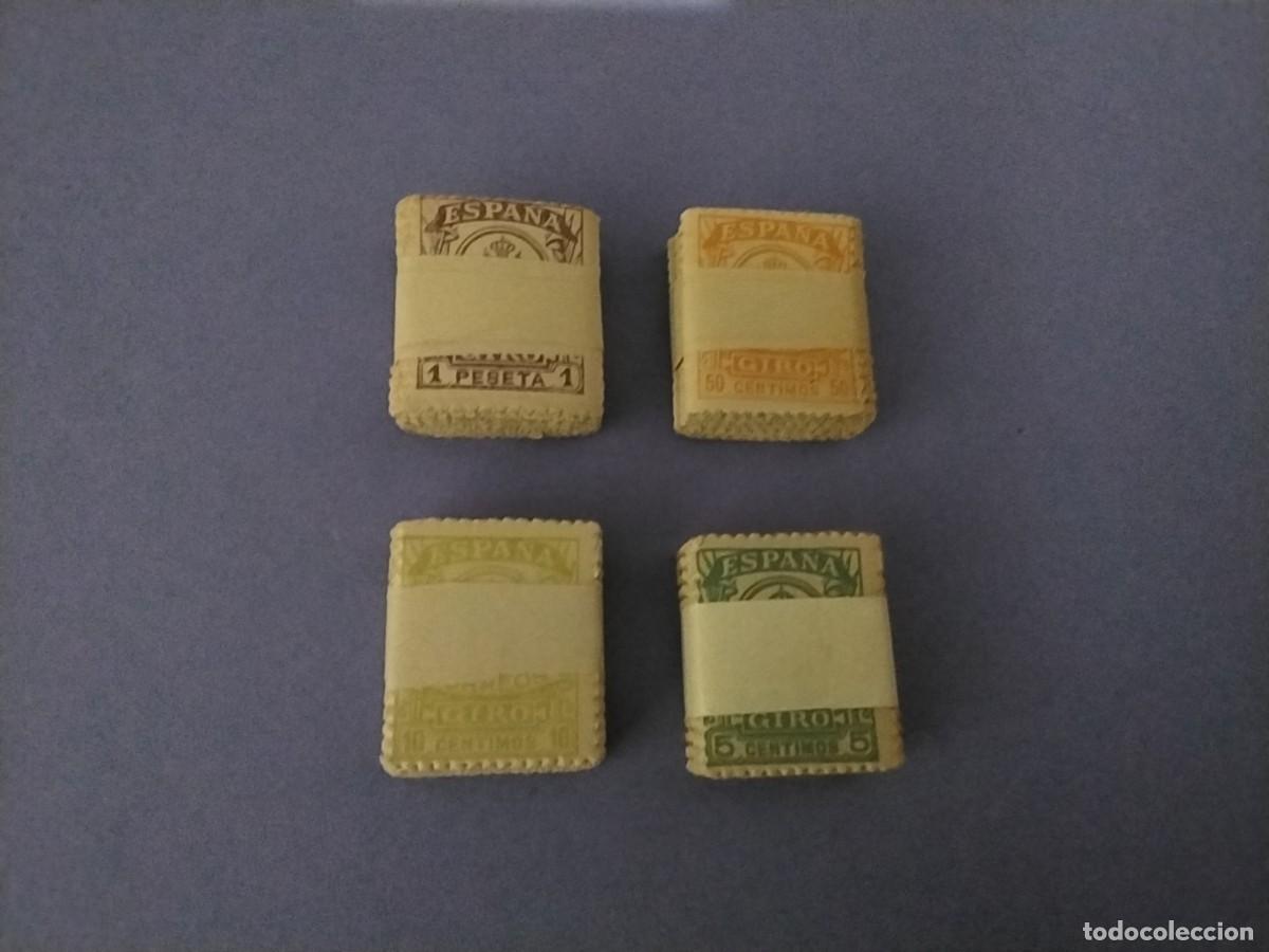 Sellos: Sellos Fiscales Giro Espa&ntilde;a 5cts 10cts 50cts 1peseta
