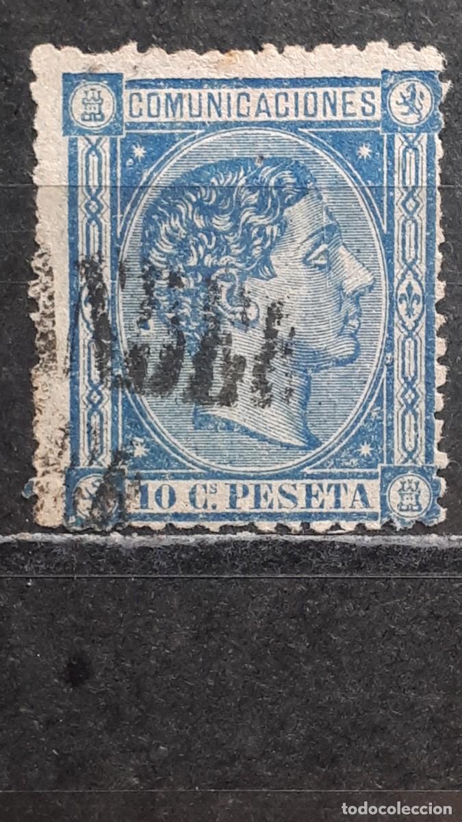 Sellos: ESPA&Ntilde;A. A&Ntilde;O 1875. &deg;. Matasello de Santander. Edifil 164