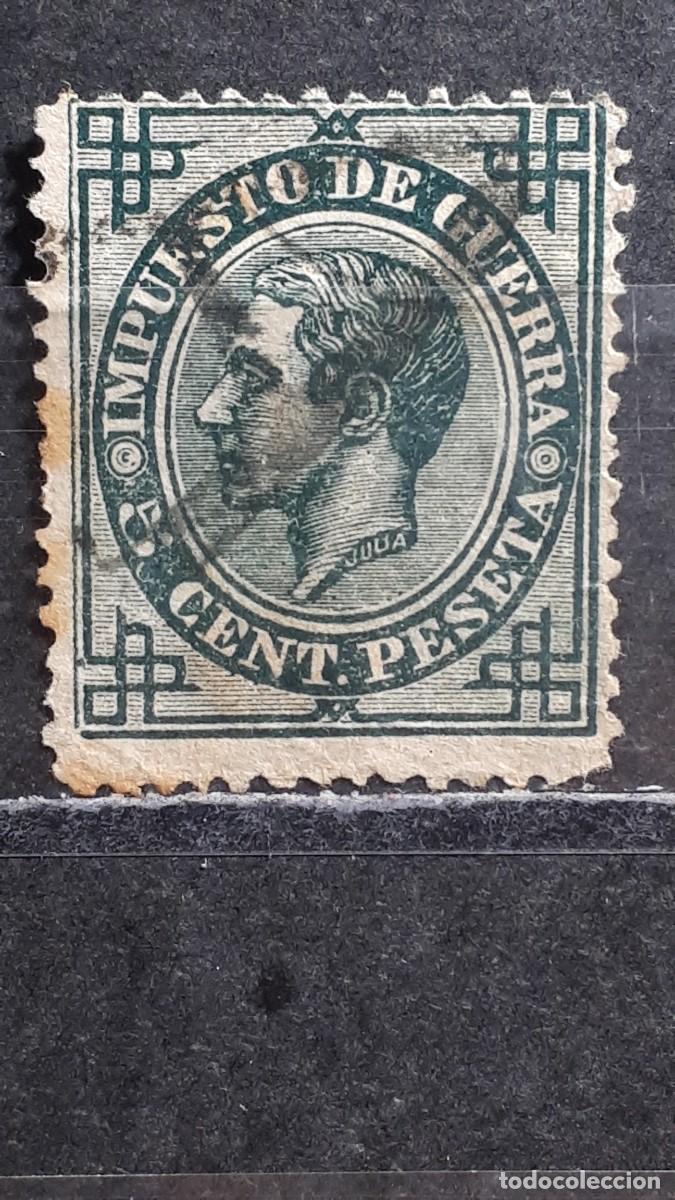 Sellos: ESPA&Ntilde;A. A&Ntilde;O 1876. &deg;. Matasello A. Edifil 183