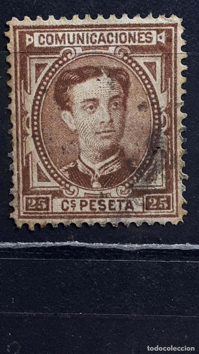 Sellos: ESPA&Ntilde;A. A&Ntilde;O 1876. &deg;. EDIFIL 177.