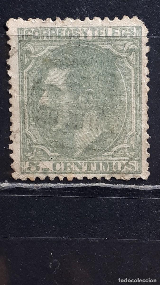 Sellos: ESPA&Ntilde;A. A&Ntilde;O 1879. &deg;. EDIFIL 201 - Foto 1