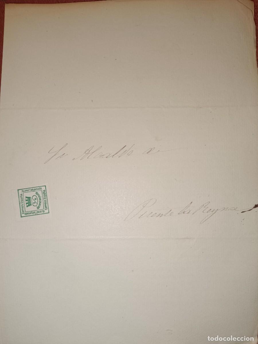 Sellos: Navarra,carta completa circulada con sello Pamplona Puente en 1878