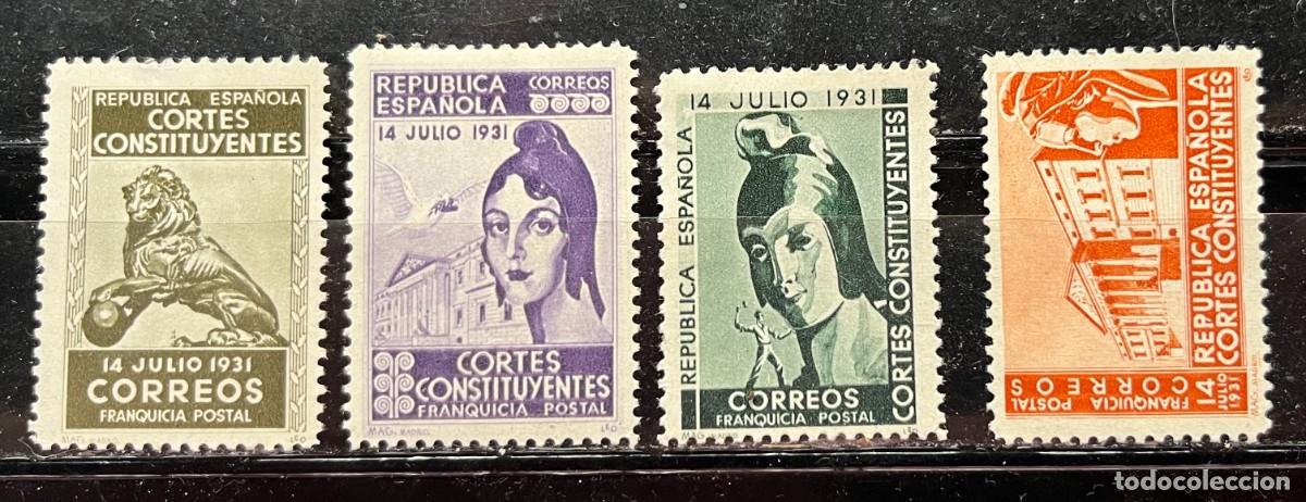 Sellos: 1931 cortes republicanas *centrados,goma,buen color