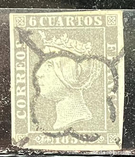 Sellos: 1855 Isabel NMN*centrado,lujo - Foto 1