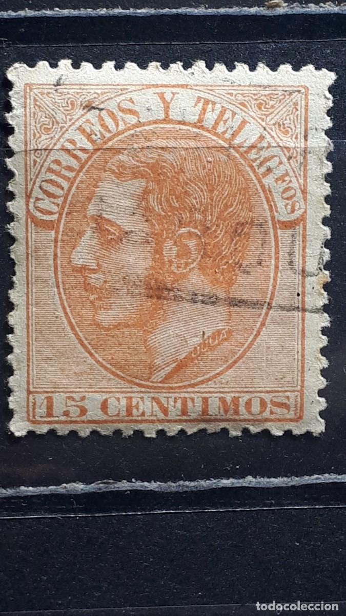 Sellos: ESPA&Ntilde;A. A&Ntilde;O 1882. &deg;. EDIFIL 210