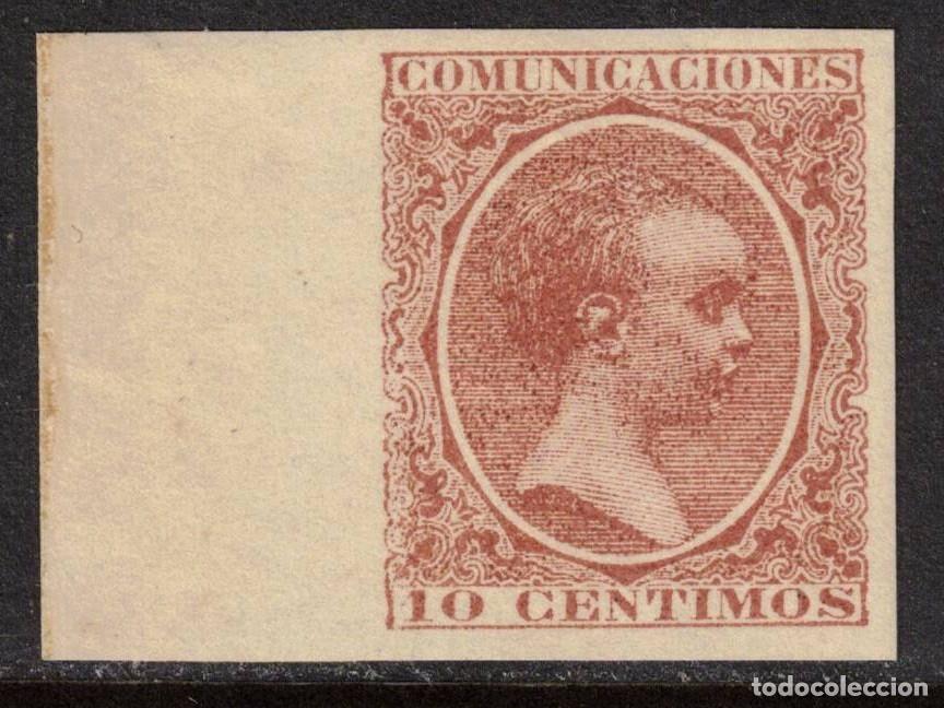 Sellos: ESPA&Ntilde;A ALFONSO XIII PELON ** 217 SIN DENTAR - A&Ntilde;O 1889 - MNH