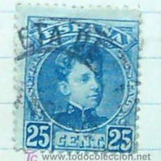Sellos: ALFONSO XIII - CADETE 25 C. AZUL. Lote 24235523