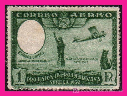 Selos: 1930 PRO UNI&Oacute;N IBEROAMERICANA, A&Eacute;REOS, N&ordm; 588ecef *