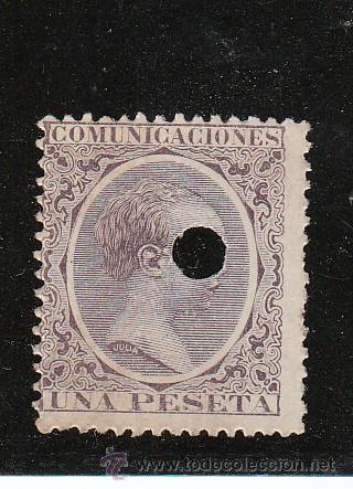 Sellos: ALFONSO XIII. 1 PTA. TELEGRAFOS. N&ordm; 226-T