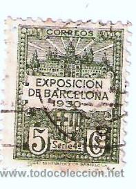 Sellos: EXPOSICI&Oacute;N DE BARCELONA 1930 - Foto 1