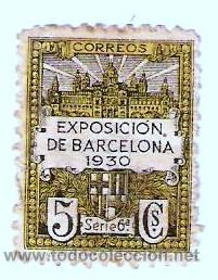 Sellos: EXPOSICION DE BARCELONA 1930 - Foto 1
