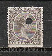Selos: ALFONSO XIII. 30 CTS. N&ordm; 222-T