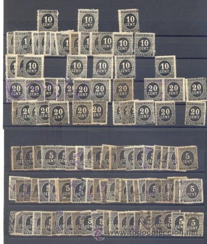 Sellos: EDIFIL 236-237-239 &rdquo;CIFRAS&rdquo; - Foto 1