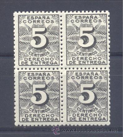 Sellos: EDIFIL 592 ** &rdquo;DERECHO DE ENTREGA&rdquo; - Foto 1
