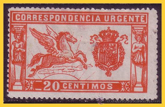 Sellos: 1905 Pegaso, EDIFIL n&ordm; 256 * - Foto 1