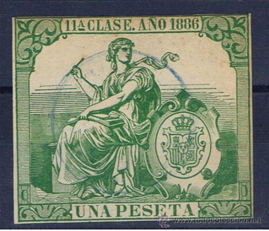 Sellos: 1 pts fiscal 1886 - Foto 1