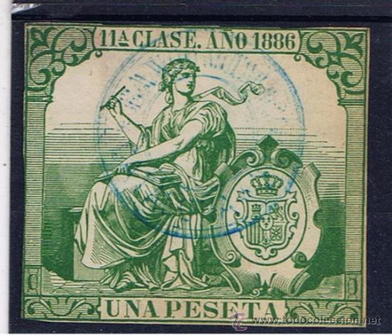 Sellos: 1 pts fiscal 1886 - Foto 1
