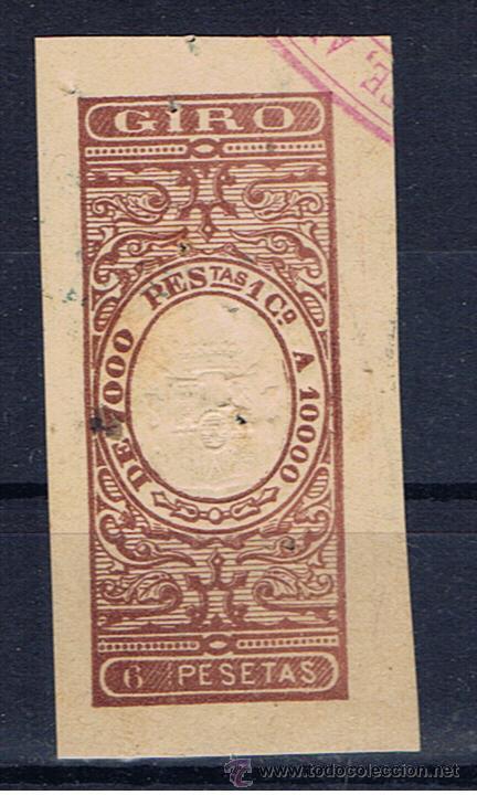 Timbres: PAPEL DE ESTADO 6 PTS PARA GIRO