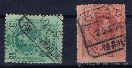 Timbres: fechador palma de mallorca y mahon baleares