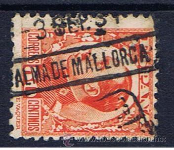Timbres: fechador de transicion palma de mallorca 1931 sobre edifil 498