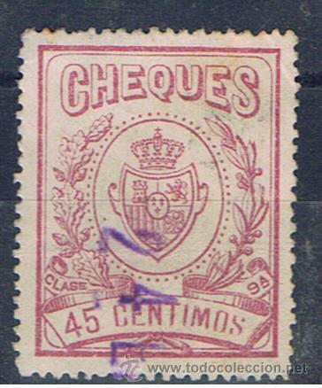 Francobolli: TIMBRES PARA CHEQUES 1926  EDIFIL 16