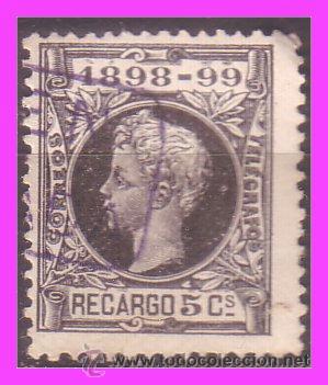 Francobolli: 1898 Alfonso XIII, mat. carter&iacute;a &Uacute;BEDA Ja&eacute;n, EDIFIL n&ordm; 240 (o)