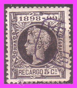 Francobolli: 1898 Alfonso XIII, mat. carter&iacute;a &Uacute;BEDA Ja&eacute;n, EDIFIL n&ordm; 240 (o)