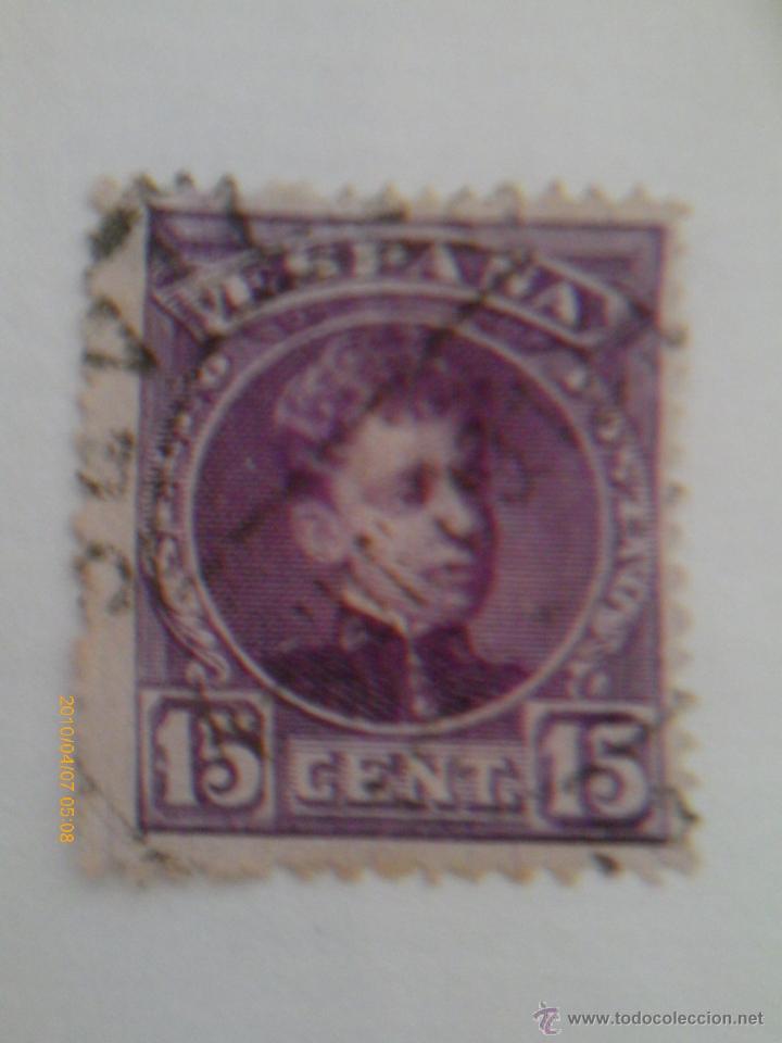 Sellos: ALFONSO XIII - 15 CENTIMOS - Foto 1