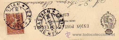 Briefmarken: 126 Hauser y Menet. Corrida de toros. Guerrita pasando de muleta. Circulada 1899