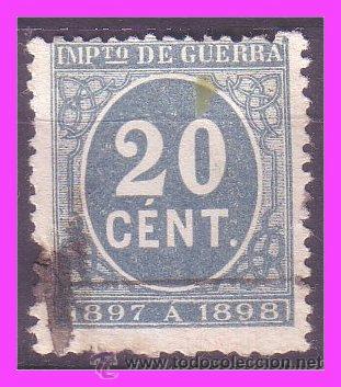 Briefmarken: 1897 Cifra, EDIFIL n&ordm; 235 (o)
