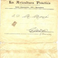 Sellos: FAJA CIRCULADA DE LA REVISTA LA AVICULTURA PRÁCTICA - BARCELONA - PRINCIPIOS SIGLO XX. Lote 41294377